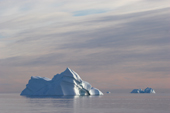Iceberg in a calm sea, Scoresbysund Fiord. East Greenland. 2005