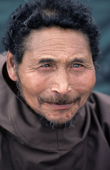 Portrait of Anauakaq Henson, the son of the US explorer Matthew Henson. Moriussaq, Thule, Northwest Greenland. 1980