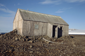 Eira Lodge built in 1882 by Edward Leigh as an expedition store on Bell Island. Franz Josef Land. 2004
