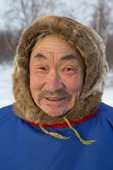 Portrait of Sergey Serotetto, a Nenets reindeer herder. Yamal, NW Siberia, Russia