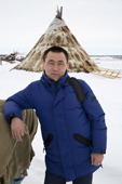 Alexey Serotetto, the director of the Kharp Reindeer Cooperative. Yar-Sale, Yamal, NW Siberia, Russia
