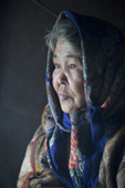 Nadezhda Lapsui, an elderly Nenets woman.Gydan Tundra, Tazovsky region. Yamal, Siberia, Russia