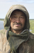 Peko Okavai, a Nenets fisherman. Yuribey River, Tazovsky region. Gydan Peninsula, Yamal, Siberia, Russia