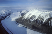 Aerial view of the St. Elias Mountains, Kluane National Park, Yukon, Arctic Canada